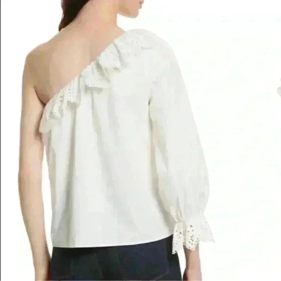 Joie one shoulder blouse medium - Picture 4 of 6